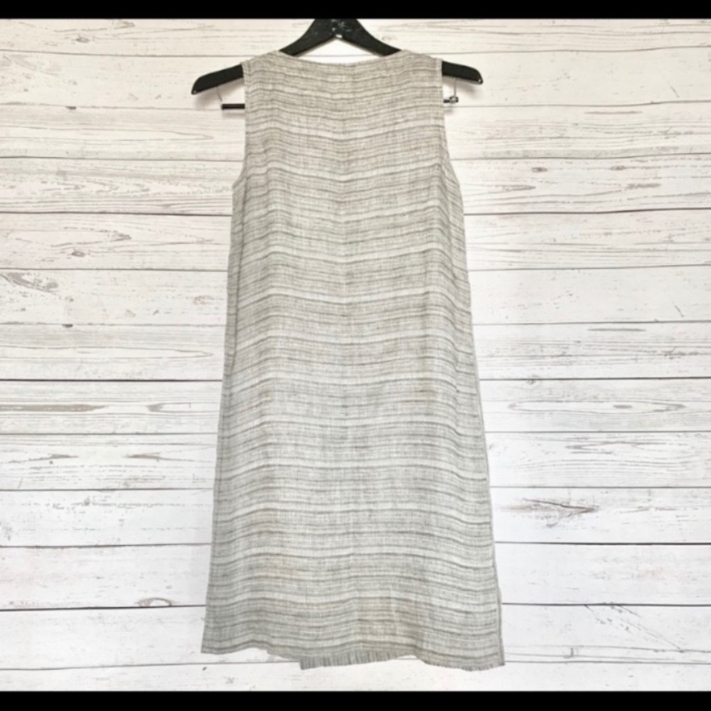 Pure Jill Linen Wrap Style Dress - Picture 2 of 5